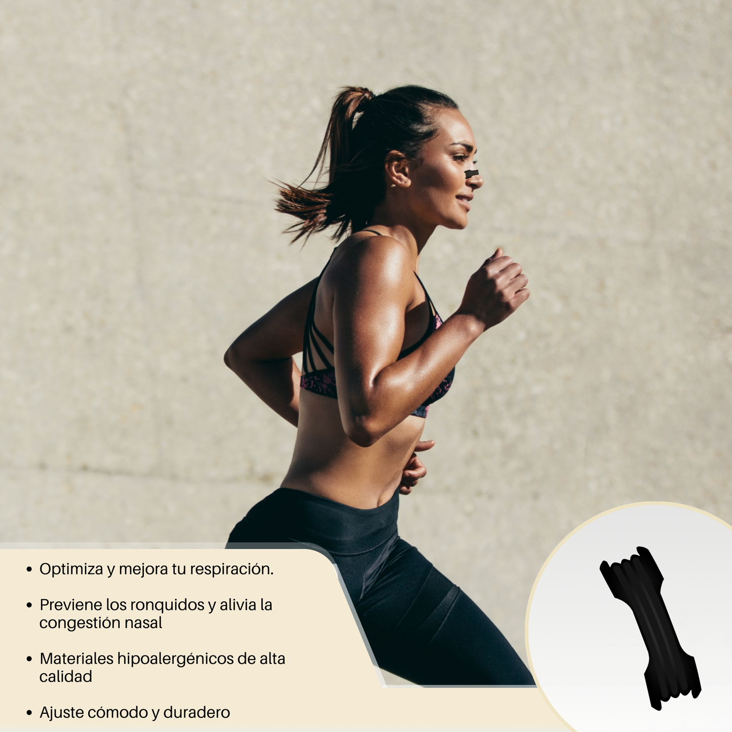 Adhesivos Cintas Nasales Respiración